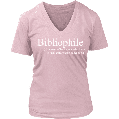 Bibliophile V-neck - Gifts For Reading Addicts