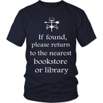 If found return to bookstore - Gifts For Reading Addicts