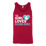 This girl loves reading books Unisex Tank - Gifts For Reading Addicts