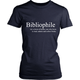 Bibliophile Fitted T-shirt - Gifts For Reading Addicts