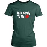 Talk Nerdy To Me Fitted T-shirt - Gifts For Reading Addicts