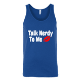 Talk Nerdy To Me Unisex Tank Top - Gifts For Reading Addicts