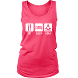 Eat, Sleep, Read Womens Tank - Gifts For Reading Addicts