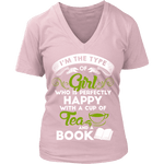 Tea & Books - V-neck - Gifts For Reading Addicts