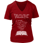 They say you are what you read V-neck - Gifts For Reading Addicts