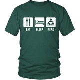 Eat, Sleep, Read Unisex T-shirt - Gifts For Reading Addicts