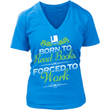 Born to read - V-neck - Gifts For Reading Addicts