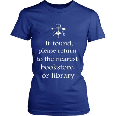 If found return to bookstore - Gifts For Reading Addicts