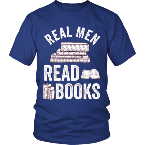 Real men read books - Gifts For Reading Addicts