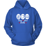 Peace, Love, Books Hoodie - Gifts For Reading Addicts