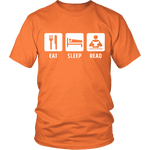 Eat, Sleep, Read Unisex T-shirt - Gifts For Reading Addicts