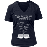 They say you are what you read V-neck - Gifts For Reading Addicts