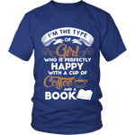 Books and Coffee Unisex T-shirt - Gifts For Reading Addicts