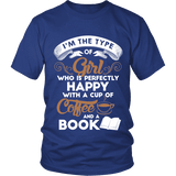 Books and Coffee Unisex T-shirt - Gifts For Reading Addicts