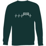 Book heart pulse Sweatshirt - Gifts For Reading Addicts