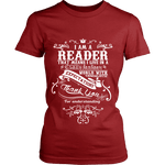 I am a reader Fitted T-shirt - Gifts For Reading Addicts