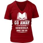 Away you go - V-neck - Gifts For Reading Addicts