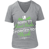 Born to read - V-neck - Gifts For Reading Addicts