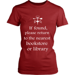 If found return to bookstore - Gifts For Reading Addicts