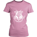 The Hogwarts Crest Fitted T-shirt - Gifts For Reading Addicts