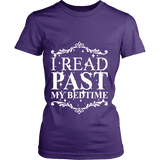 I read past my bed time Fitted T-shirt - Gifts For Reading Addicts