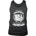 I dont have insomnia I'm suffering from Librocubicularism, Mens Tank Top - Gifts For Reading Addicts