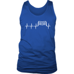 Book heart pulse Mens Tank - Gifts For Reading Addicts