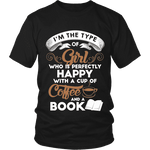 Books and Coffee Unisex T-shirt - Gifts For Reading Addicts