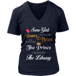 Beauty And The Beast V-neck - Gifts For Reading Addicts