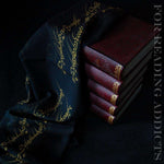 Black Lord of the Rings Handmade Infinity Scarf Limited Edition - Gifts For Reading Addicts