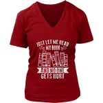 "Just Let Me Read" V-neck Tshirt - Gifts For Reading Addicts