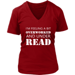 "Under Read" V-neck Tshirt - Gifts For Reading Addicts