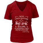 "We've loved each other" V-neck Tshirt - Gifts For Reading Addicts