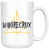 "Whorecrux"15oz White Mug - Gifts For Reading Addicts