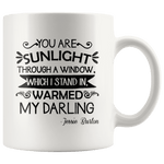 "You are sunlight"11oz white mug - Gifts For Reading Addicts