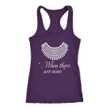 "When there are nine" Women's Tank Top - Gifts For Reading Addicts