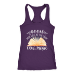 "Books,The Only True Magic" Women's Tank Top - Gifts For Reading Addicts