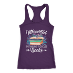 "Introverted But Willing To Discuss Books" Women's Tank Top - Gifts For Reading Addicts