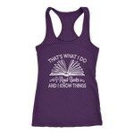 "I Read Books" Women's Tank Top - Gifts For Reading Addicts