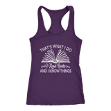 "I Read Books" Women's Tank Top - Gifts For Reading Addicts