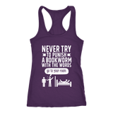 "Punish A Bookworm" Women's Tank Top - Gifts For Reading Addicts