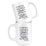 "He's more myself than i am"15oz white mug - Gifts For Reading Addicts