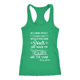 "He's more myself than i am" Women's Tank Top - Gifts For Reading Addicts