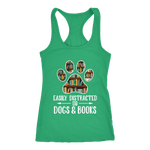 "Dogs and books" Women's Tank Top - Gifts For Reading Addicts