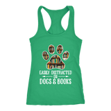 "Dogs and books" Women's Tank Top - Gifts For Reading Addicts