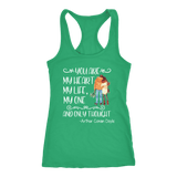 "My heart my life" Women's Tank Top - Gifts For Reading Addicts