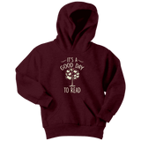 "It's a good day to read" YOUTH HOODIE - Gifts For Reading Addicts