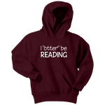 "I otter be reading"YOUTH HOODIE - Gifts For Reading Addicts