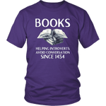 "Books" Unisex T-Shirt - Gifts For Reading Addicts