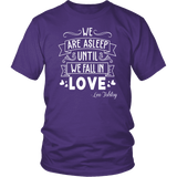 "We fall in love" Unisex T-Shirt - Gifts For Reading Addicts